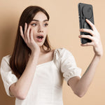 For Honor Magic7 Lite 5G / Honor X9c 5G / Honor X60 Pro 5G Case with Slide Camera Cover Kickstand PC + TPU Protective Phone Shell
