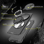 For Honor Magic7 Lite 5G / Honor X9c 5G / Honor X60 Pro 5G Case with Slide Camera Cover Kickstand PC + TPU Protective Phone Shell