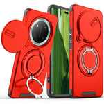 For Honor Magic7 Lite 5G / Honor X9c 5G / Honor X60 Pro 5G Case with Slide Camera Cover Kickstand PC + TPU Protective Phone Shell
