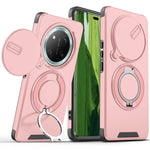 For Honor Magic7 Lite 5G / Honor X9c 5G / Honor X60 Pro 5G Case with Slide Camera Cover Kickstand PC + TPU Protective Phone Shell