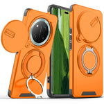 For Honor Magic7 Lite 5G / Honor X9c 5G / Honor X60 Pro 5G Case with Slide Camera Cover Kickstand PC + TPU Protective Phone Shell