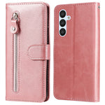 For Samsung Galaxy A54 5G PU Leather Cases with Zipper Pocket Wallet Phone Cover Stand