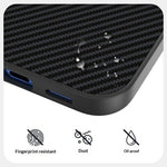 ABEEL til Google Pixel 11 Pro Magnetisk Cover Kulfibertekstur TPU PC PU Telefonbagside