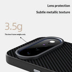 ABEEL til Google Pixel 11 Pro Magnetisk Cover Kulfibertekstur TPU PC PU Telefonbagside
