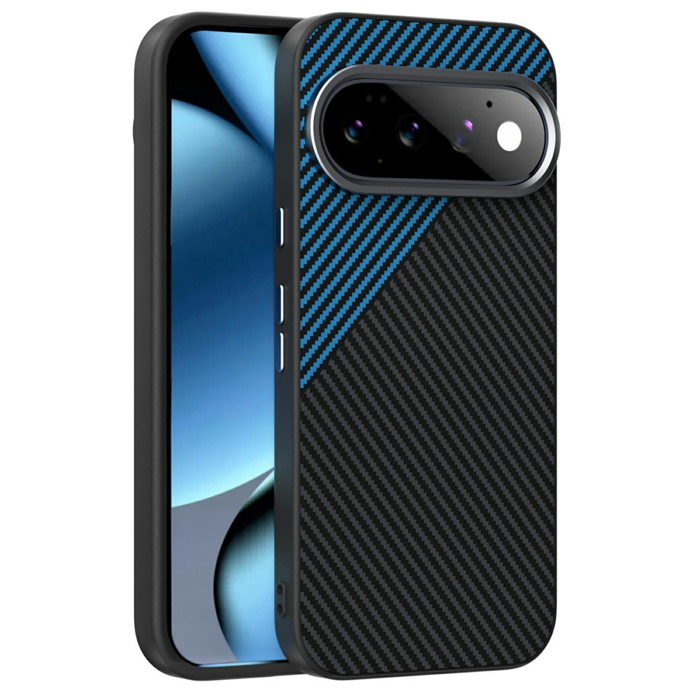 ABEEL til Google Pixel 11 Pro Magnetisk Cover Kulfibertekstur TPU PC PU Telefonbagside