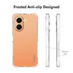 HAT PRINCE for Honor X7e 4G ENKAY  Clear Phone Case Shockproof Anti-slip TPU Cover