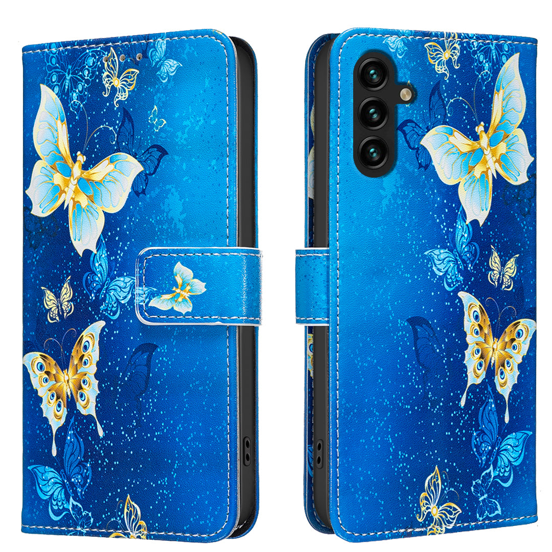 For Samsung Galaxy A17 4G / Galaxy A18 4G / Galaxy A18 5G / Galaxy A26 5G / Galaxy A17 5G Case Wallet Stand Pattern Printing Phone Leather Cover