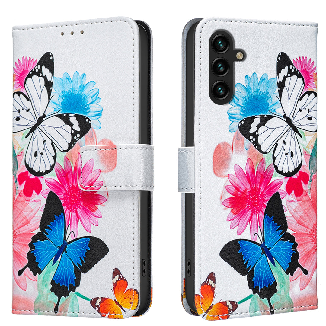 For Samsung Galaxy A17 4G / Galaxy A18 4G / Galaxy A18 5G / Galaxy A26 5G / Galaxy A17 5G Case Wallet Stand Pattern Printing Phone Leather Cover
