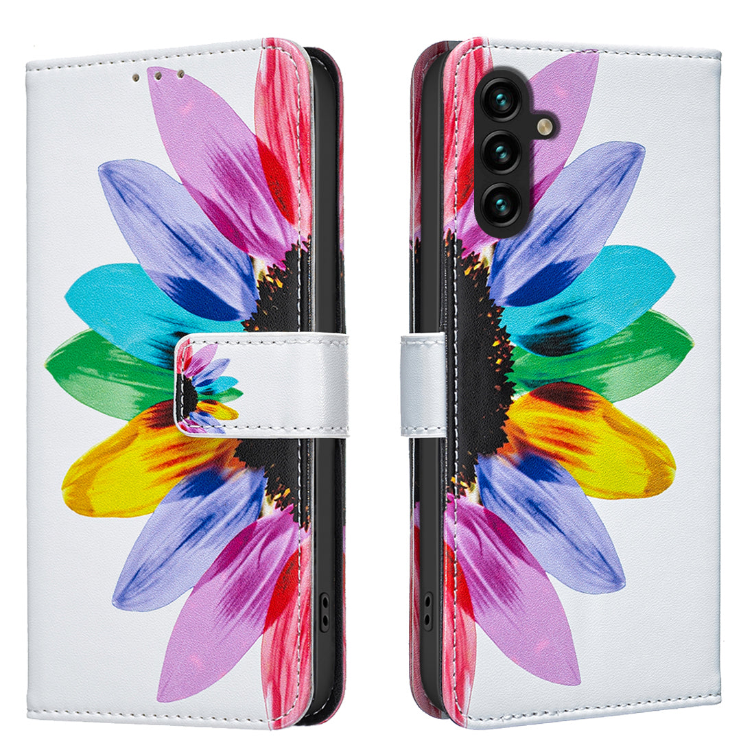 For Samsung Galaxy A17 4G / Galaxy A18 4G / Galaxy A18 5G / Galaxy A26 5G / Galaxy A17 5G Case Wallet Stand Pattern Printing Phone Leather Cover