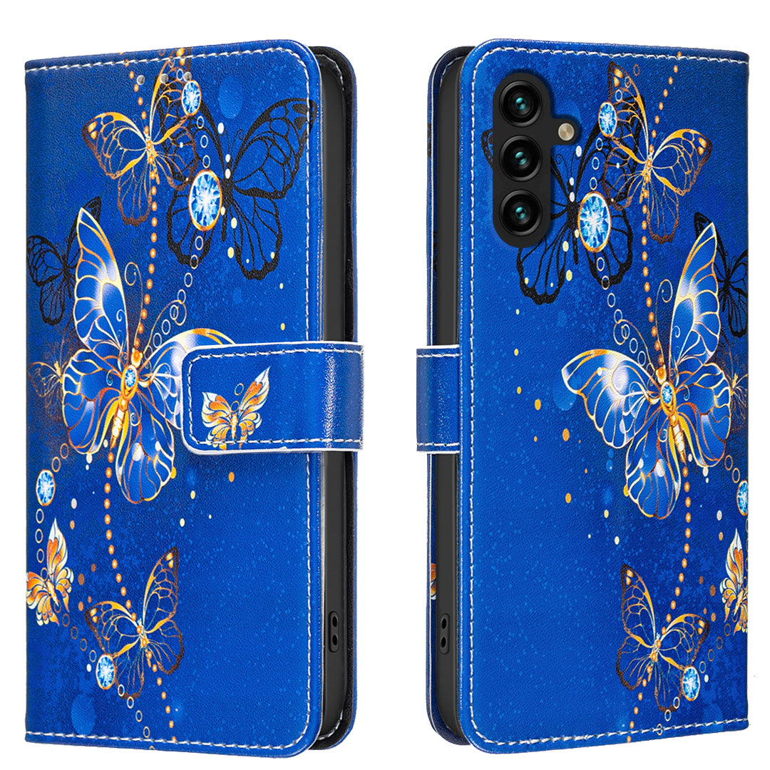 For Samsung Galaxy A17 4G / Galaxy A18 4G / Galaxy A18 5G / Galaxy A26 5G / Galaxy A17 5G Case Wallet Stand Pattern Printing Phone Leather Cover
