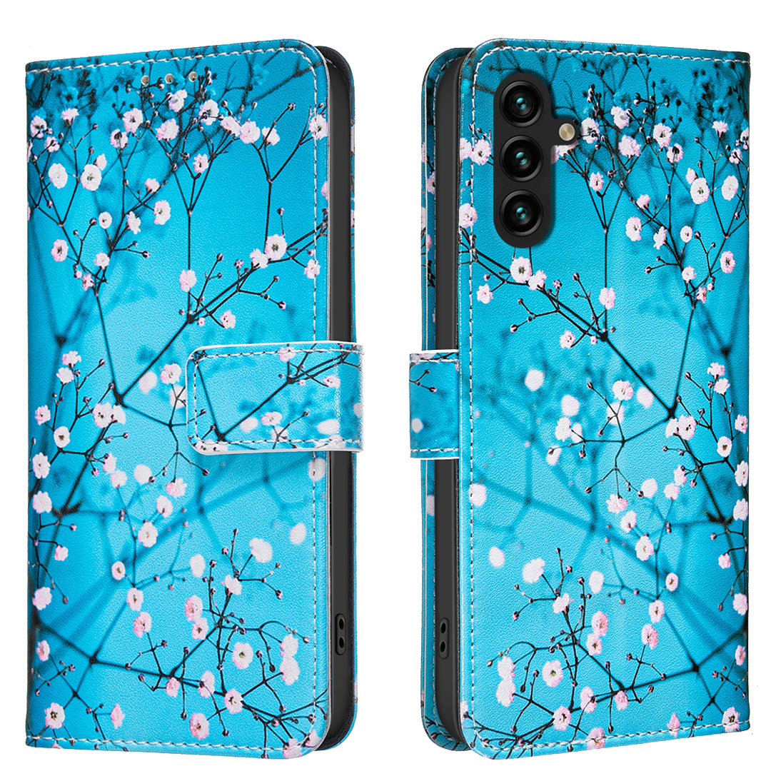 For Samsung Galaxy A17 4G / Galaxy A18 4G / Galaxy A18 5G / Galaxy A26 5G / Galaxy A17 5G Case Wallet Stand Pattern Printing Phone Leather Cover