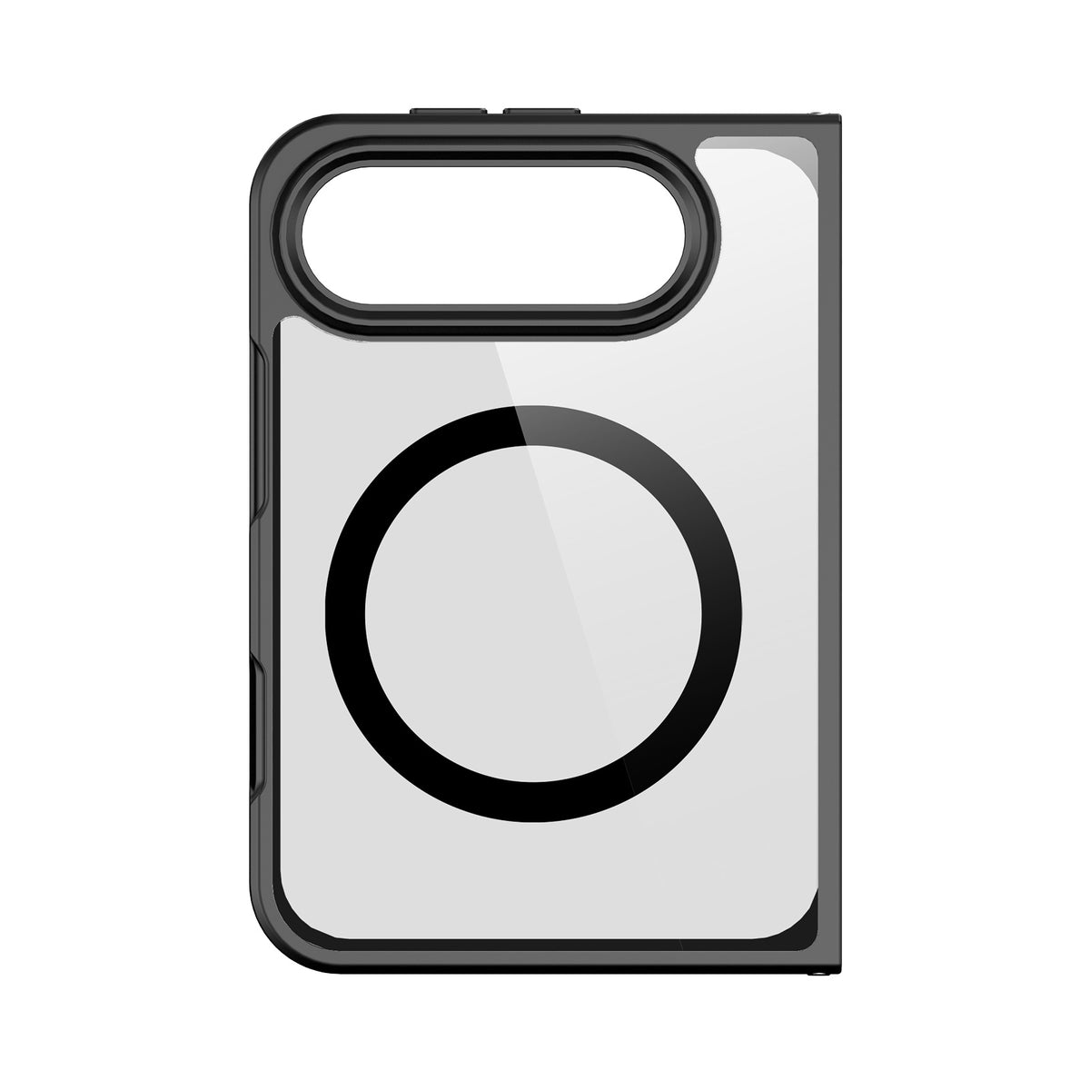DUX DUCIS for iPhone Fold Aimo Series Magnetic Case PC + TPU Clear Back Phone Cover (REACH Certification)