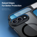 DUX DUCIS for iPhone Fold Aimo Series Magnetic Case PC + TPU Clear Back Phone Cover (REACH Certification)