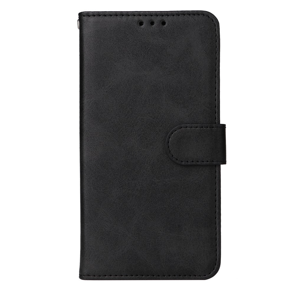 Til Samsung Galaxy A54 5G PU-læderpung, stødsikkert telefoncover, ridsefast klassisk kalvetekstur-telefonstativcover med håndledsrem