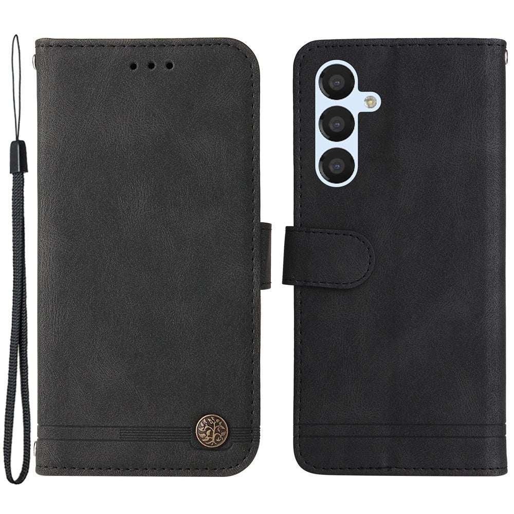 For Samsung Galaxy A54 5G Leather Wallet Cases Skin Touch Phone Cover Stand with Strap