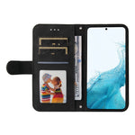 For Samsung Galaxy A54 5G Leather Wallet Cases Skin Touch Phone Cover Stand with Strap