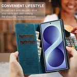 CASEME for Samsung Galaxy Z Fold8 Ultra Wallet Case  013 Series PU Leather Phone Cover Stand