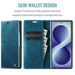 CASEME til Samsung Galaxy Z Fold8 Ultra Pung Etui, 013-serien PU Læder Telefoncover Stativ
