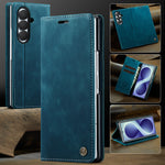 CASEME til Samsung Galaxy Z Fold8 Ultra Pung Etui, 013-serien PU Læder Telefoncover Stativ