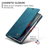 CASEME til Samsung Galaxy Z Fold8 Ultra Pung Etui, 013-serien PU Læder Telefoncover Stativ
