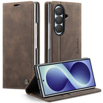 CASEME til Samsung Galaxy Z Fold8 Ultra Pung Etui, 013-serien PU Læder Telefoncover Stativ