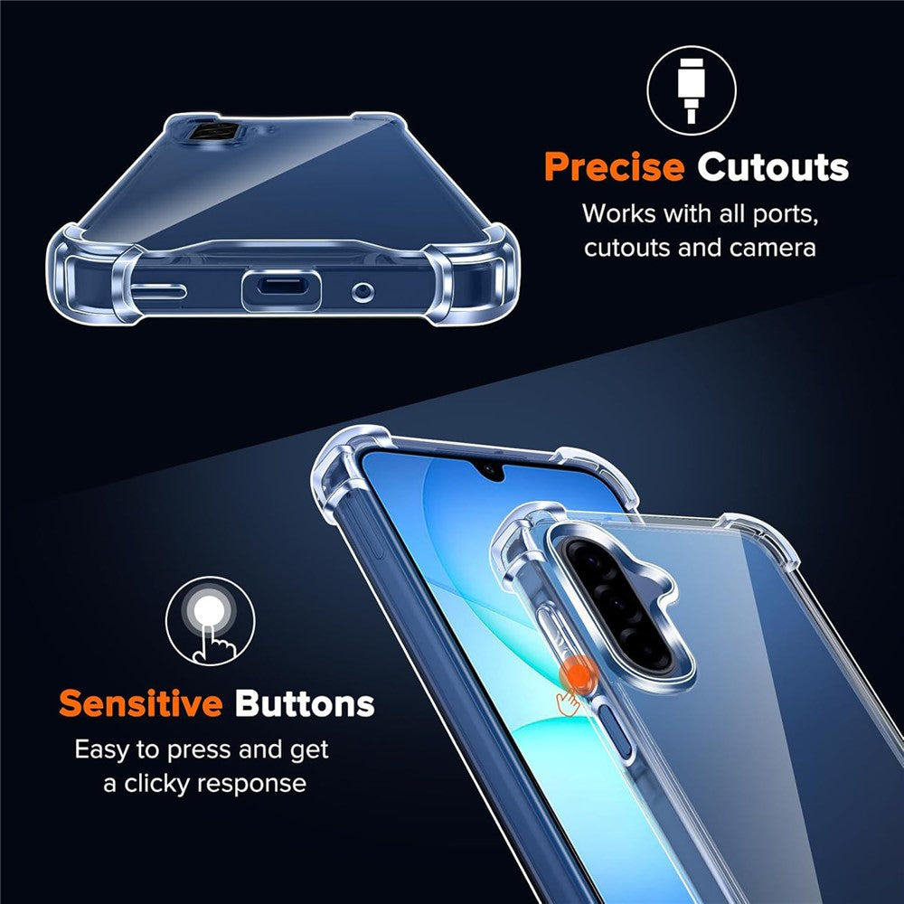 For Samsung Galaxy A18 5G Case Military Grade Drop Protection Acrylic + TPU Phone Cover
