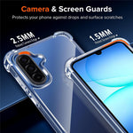 For Samsung Galaxy A18 5G Case Military Grade Drop Protection Acrylic + TPU Phone Cover