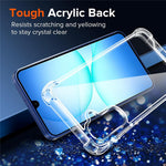 Til Samsung Galaxy A36 5G Cover Militær Standard Fald Beskyttelse Akryl + TPU Telefoncover
