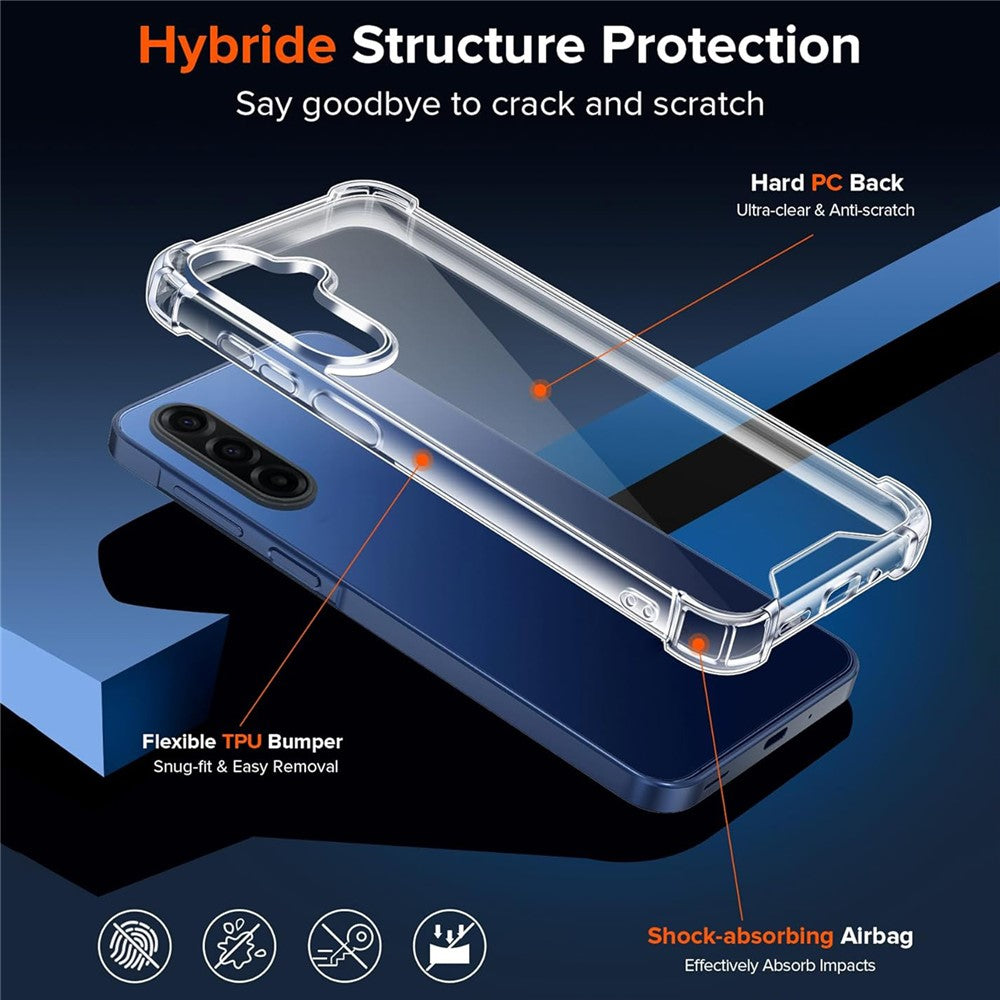 For Samsung Galaxy S26 FE Cover Militærstandard Fald-Beskyttelse Akryl + TPU Telefon Cover