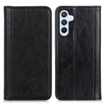 For Samsung Galaxy A34 5G Litchi Texture Split Leather Stand Phone Case Wallet Magnetic Auto-absorbed Shell Protection Cover