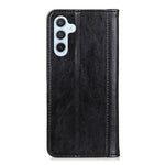 For Samsung Galaxy A34 5G Litchi Texture Split Leather Stand Phone Case Wallet Magnetic Auto-absorbed Shell Protection Cover