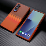 For Samsung Galaxy Z Fold4 5G Magnetic Case with Screen Protector Water Transfer Hard PC Hinge Protection Phone Cover