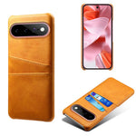 For Google Pixel 11 / 11 Pro Case Dual Card Slots PU Leather + Hard PC Phone Cover