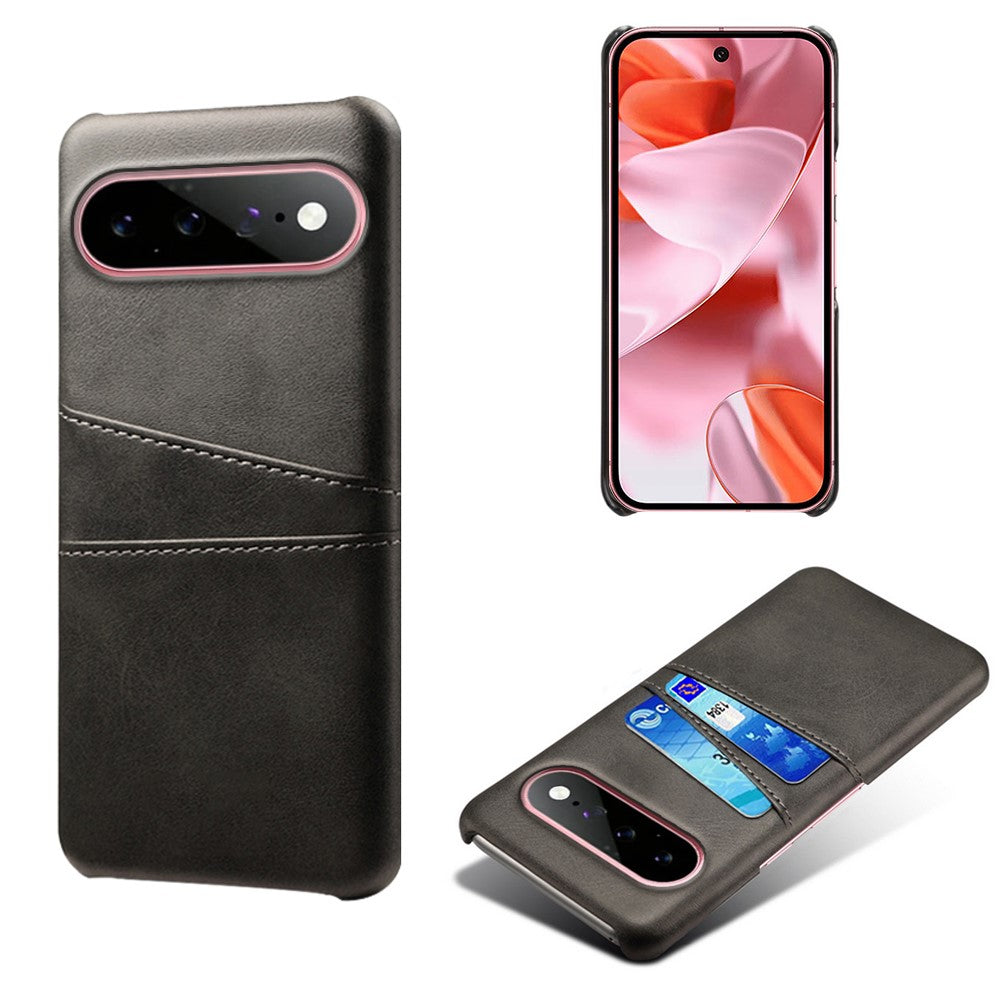 For Google Pixel 11 / 11 Pro Case Dual Card Slots PU Leather + Hard PC Phone Cover