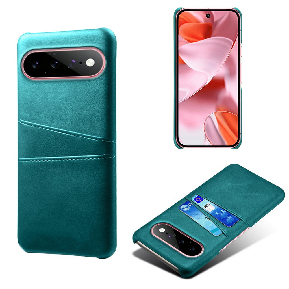 For Google Pixel 11 / 11 Pro Case Dual Card Slots PU Leather + Hard PC Phone Cover