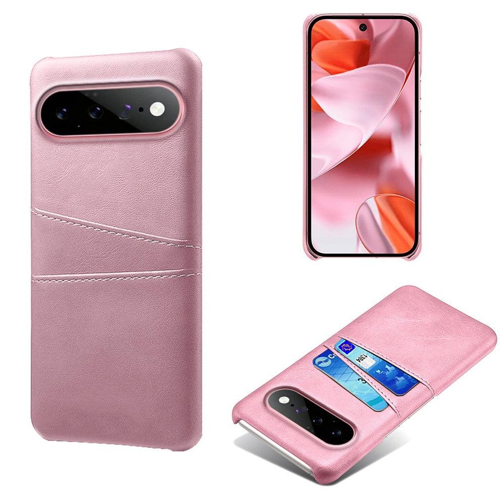 For Google Pixel 11 / 11 Pro Case Dual Card Slots PU Leather + Hard PC Phone Cover
