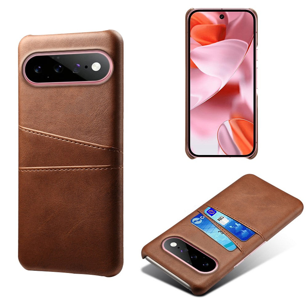 For Google Pixel 11 / 11 Pro Case Dual Card Slots PU Leather + Hard PC Phone Cover
