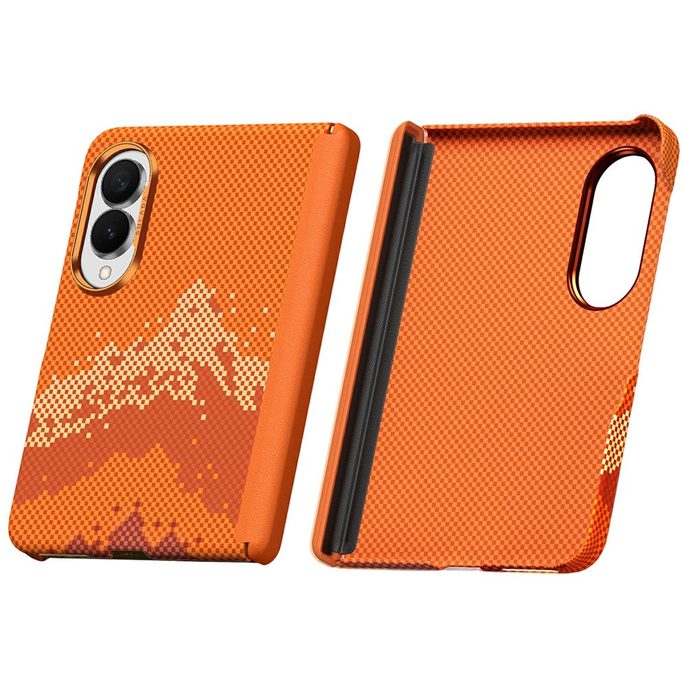 SULADA for Samsung Galaxy Z Fold8 Case Golden Mountain Pattern Skin-Feel Hard PC Slim Phone Cover