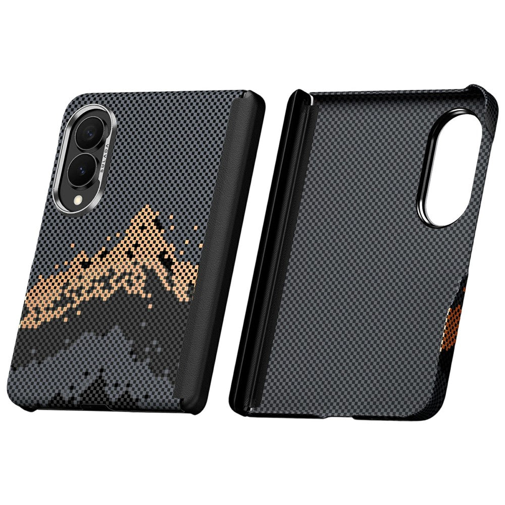SULADA for Samsung Galaxy Z Fold8 Case Golden Mountain Pattern Skin-Feel Hard PC Slim Phone Cover
