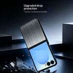 For Samsung Galaxy Z Flip8 Case Protective Stainless Steel + PC Phone Cover