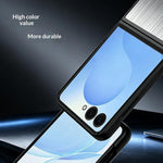 For Samsung Galaxy Z Flip8 Case Protective Stainless Steel + PC Phone Cover