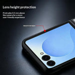 For Samsung Galaxy Z Flip8 Case Protective Stainless Steel + PC Phone Cover