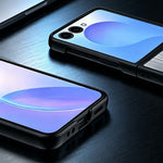 For Samsung Galaxy Z Flip8 Case Protective Stainless Steel + PC Phone Cover