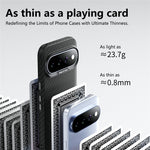 ABEEl til Google Pixel 10a magnetisk cover i PC + TPU ultratyndt minimalistisk telefoncover