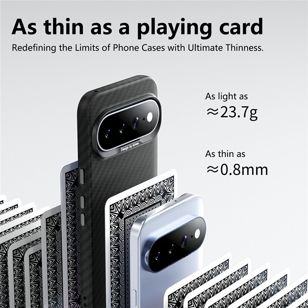 ABEEl til Google Pixel 10a magnetisk cover i PC + TPU ultratyndt minimalistisk telefoncover