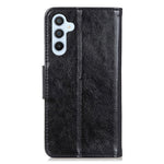 Til Samsung Galaxy A34 5G Nappa tekstur, splitlæder, ridsefast telefoncover med stativ, pung, magnetisk lukning, faldbeskyttelse