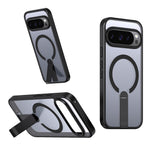 For Google Pixel 11 Pro XL Magnetic Case Kickstand TPU + Acrylic Phone Cover