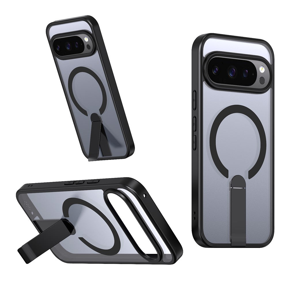 For Google Pixel 11 Pro XL Magnetic Case Kickstand TPU + Acrylic Phone Cover