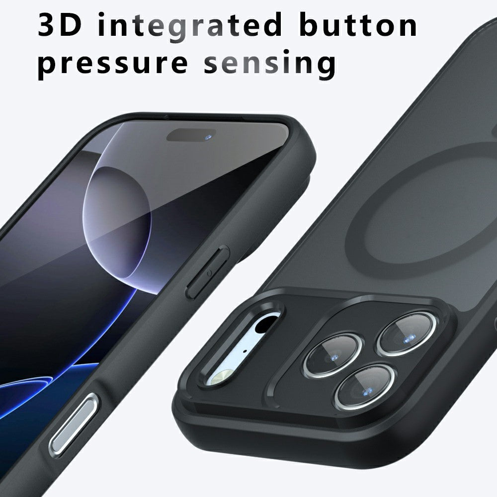 Til iPhone 18 Pro Max / 17 Pro Max Magnetisk Cover TPU + PC Mat "Skin Touch" Telefoncover