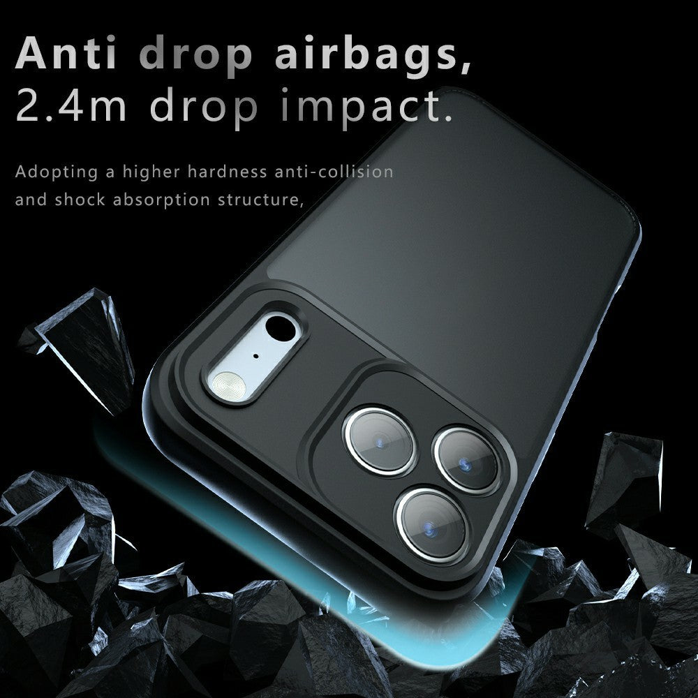 For iPhone 18 Pro Max / 17 Pro Max Case Skin-Touch TPU + PC Matte Phone Back Cover